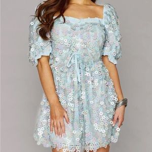Buddy Love Blue Sequin Dress